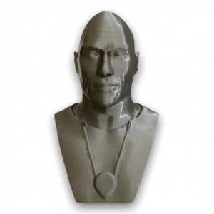 The Rock Bust Dwayne Johnson  Sculpture Statue
