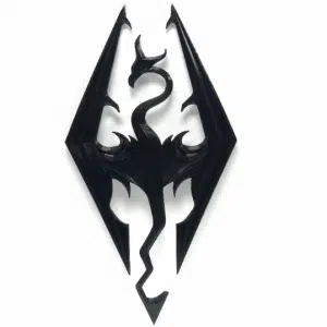 Skyrim Emblem Wall Decoration 3D Hanger