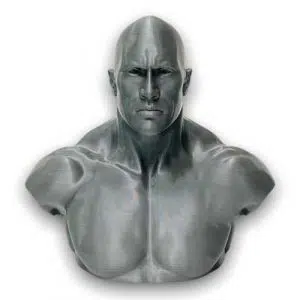 The Rock Bust Dwayne Johnson Sculpture statue