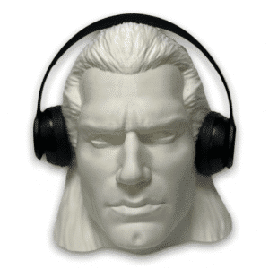 The Witcher Henry Cavill Headphone Stand | Bust