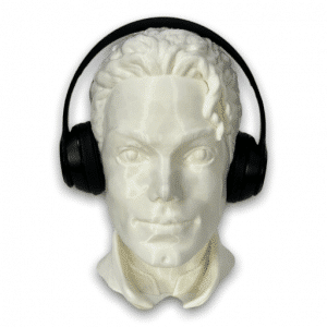 Michael Jackson Headphone Holder | Headphone Stand | Bust