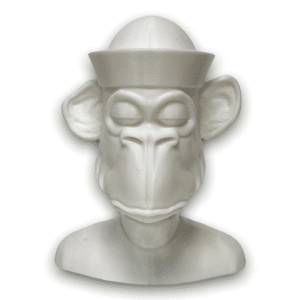 Bored Ape Bust Sculpture