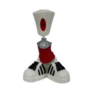 Graffiti Spray Can With Kicks Tabletop Sculpture