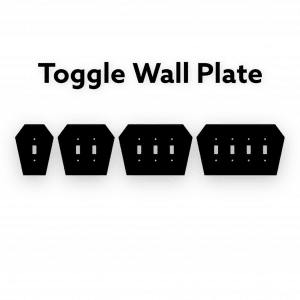 Coffin Light Switch Cover Wallplate, Casket Toggle Plate
