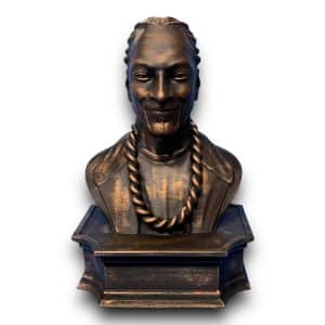 Snoop Dogg Bust On Pedestal | Sculpture | Statue