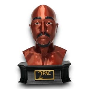 2pac Bust With Pedestal