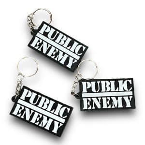 Public Enemy Keychain