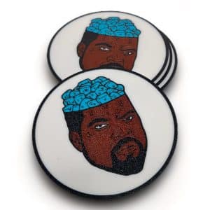 Ice Cube Coasters  4 pack