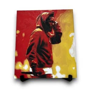 Kendrick Lamar LA Concert  3D Portrait  With Stand