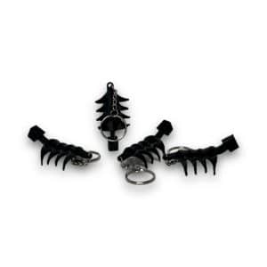 Beetlejuice Delia Deetz sculpture keychain