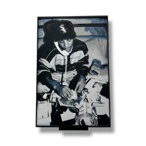Eazy-E 3D Portrait on 80s Phone with stand