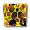 De La Soul x Charlie Brown Mashup 3D Printed LED Light Box – 8.5” Square Hip-Hop Cartoon Decor with Power Switch