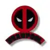 Comic-Inspired Red & Black Hero Symbol Stand – Unique Fan Art Display