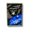 Custom 3D Printed LED Light Box with Switch – Sports Fan Inspired Silver and Black | Blue and White Themes