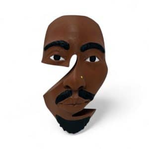 Abstract Tupac Wall Art 2Pac Face Decor