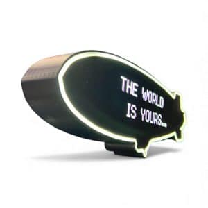 Scarface "The World Is Yours" Blimp LED Light Box