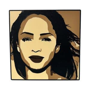 Sade Portrait LED Light Box – Modern Ambient Mood Lamp – Iconic R&B Soul Art Decor V2
