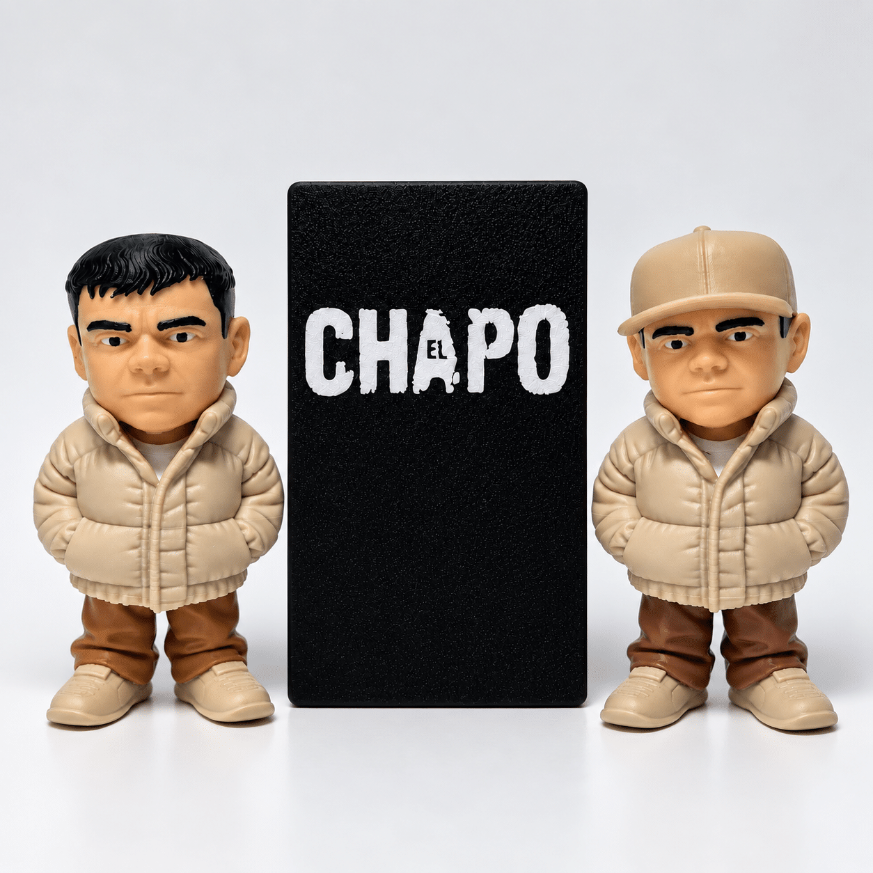 El Chapo 4-Inch Collectible Figure with Display Case – Stylized Cartel Figure