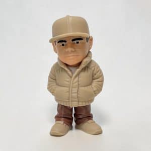 Alternative view of El Chapo 4-Inch Collectible Figure with Display Case – Stylized Cartel Figure
