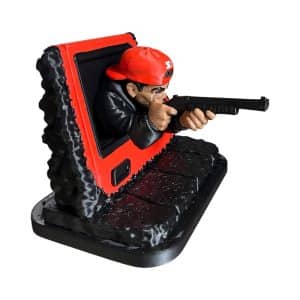 Alternative view of Boyz n the Hood Red Car Scene Tabletop Display
