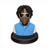 🔥 Chief Keef Bust – 3D Printed Collectible | Hip Hop Display | Rap Legend Fan Art