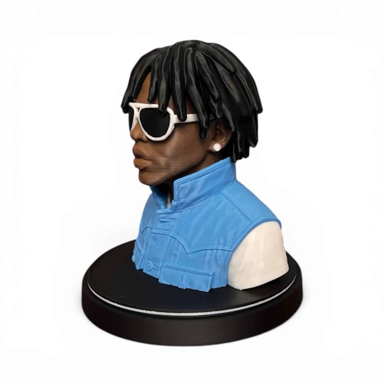 🔥 Chief Keef Bust – 3D Printed Collectible | Hip Hop Display | Rap Legend Fan Art - Image 2