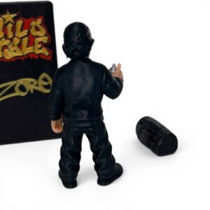 Alternative view of Wild Style Zoro GraffitiFigure – 4” Collectible Street Edition