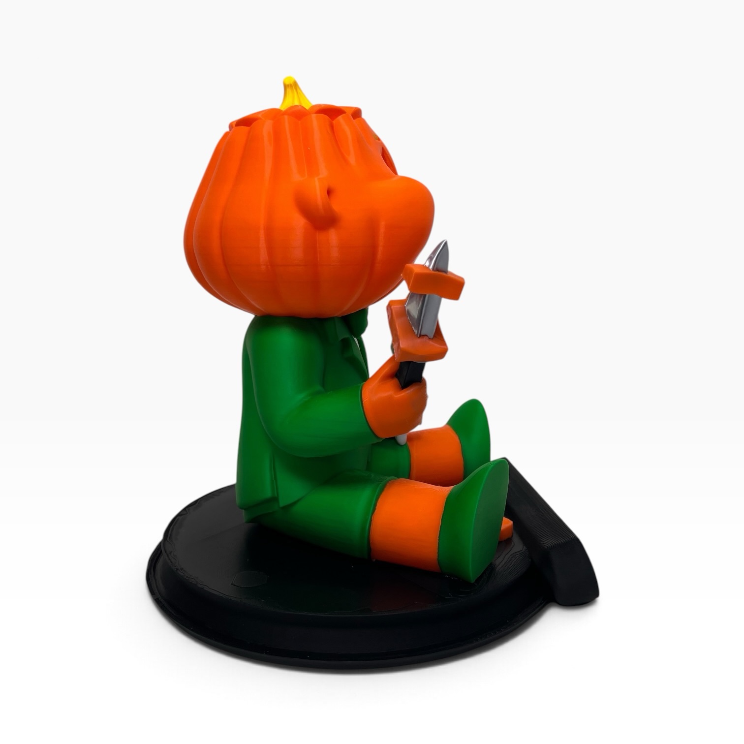 Title: Duncan Pumpkin Garbage Pail Kids Collectible Sculpture 🎃 - Image 4