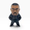 🎤 Kanye West Figure – Black Hoodie Edition 🔥