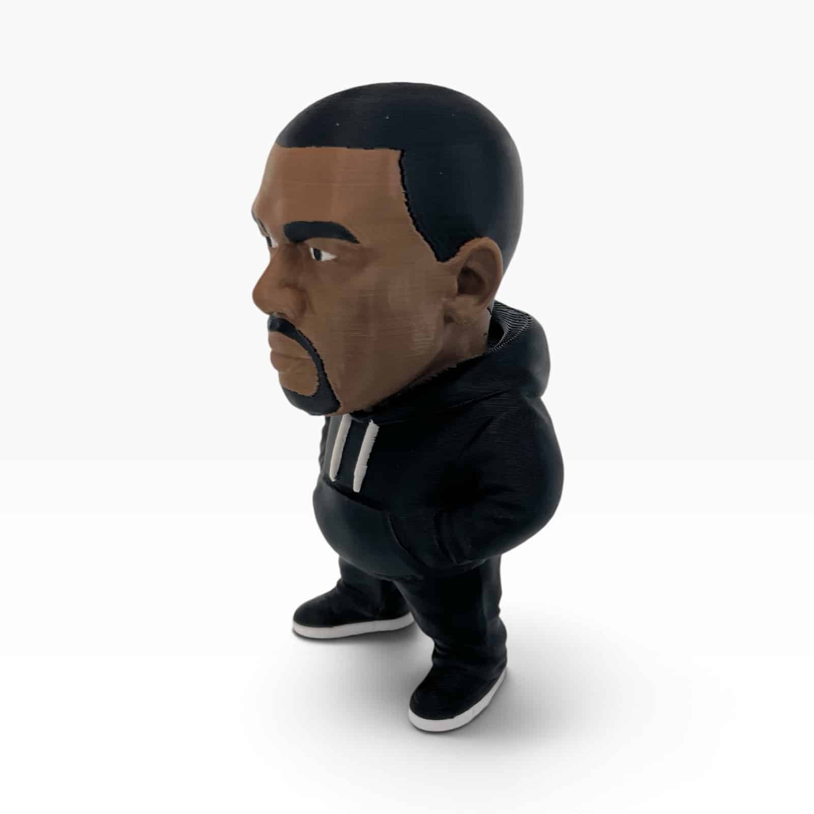 🎤 Kanye West Figure – Black Hoodie Edition 🔥 - Image 2