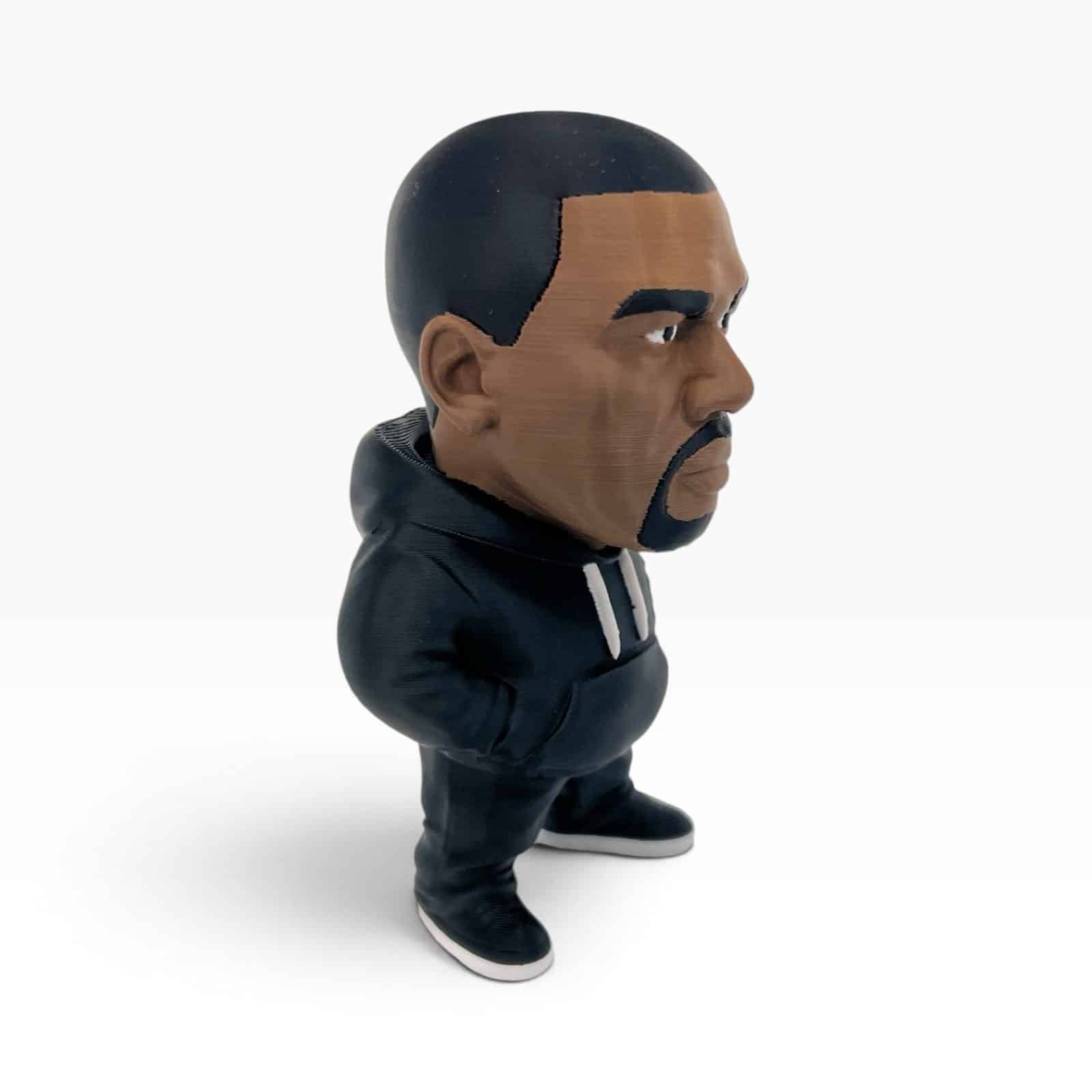 🎤 Kanye West Figure – Black Hoodie Edition 🔥 - Image 4
